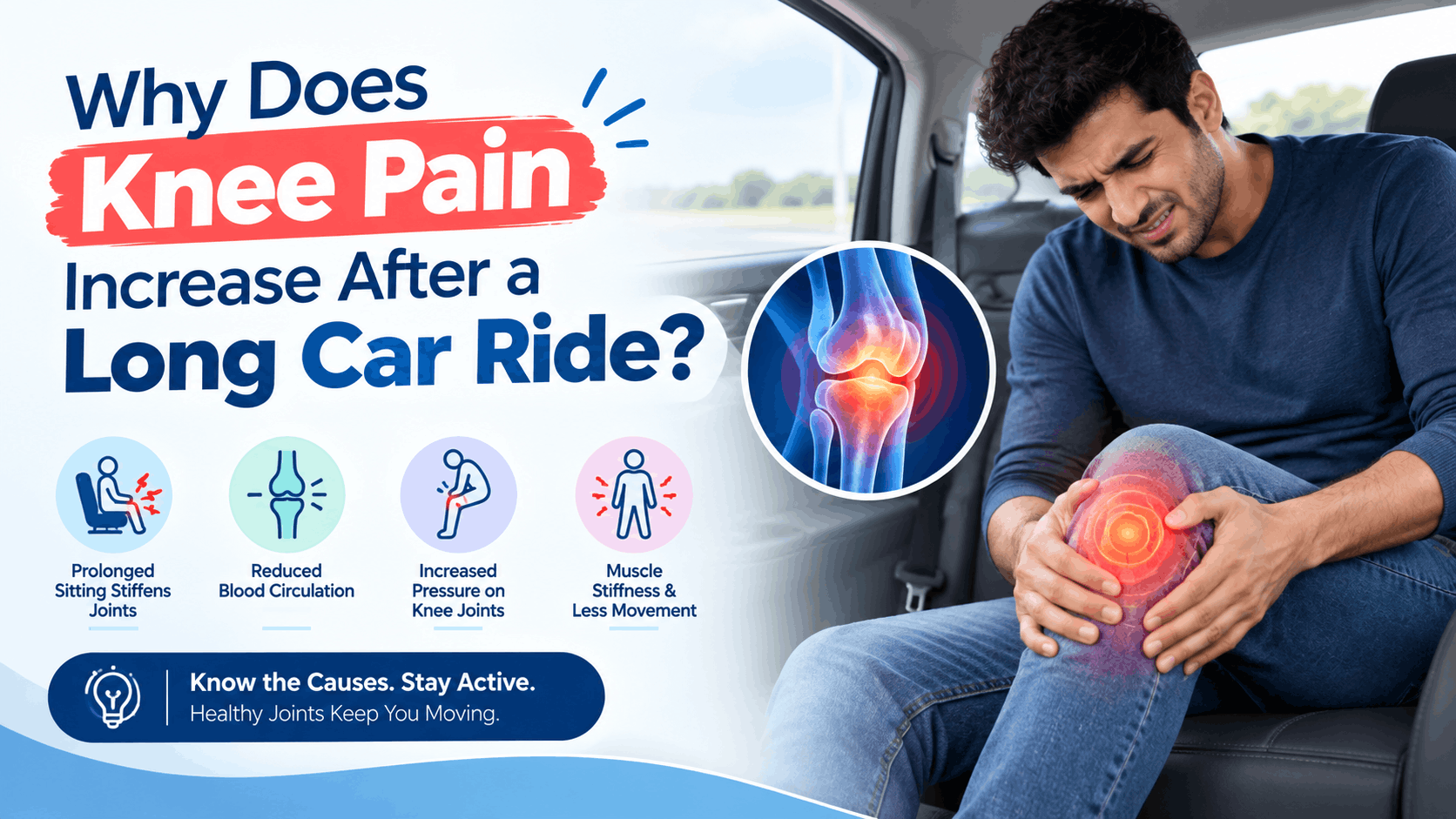 Why Does Knee Pain Increase After a Long Car Ride?