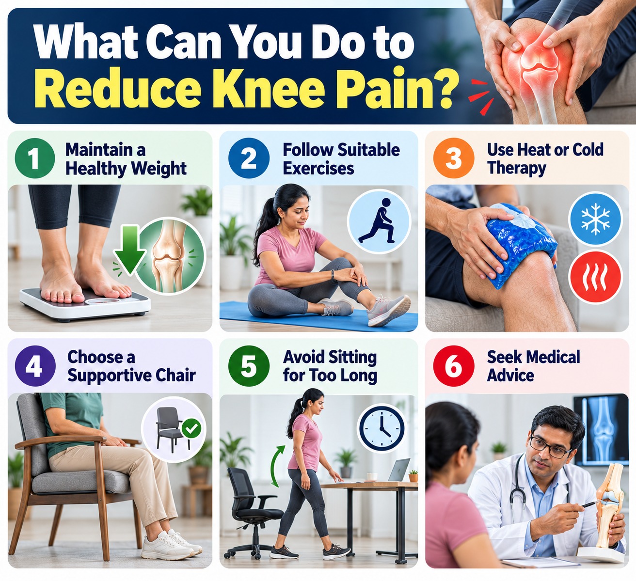 What Can You Do to Reduce Knee Pain?